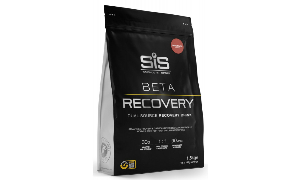 Ravintolisäjauhe SiS Beta Recovery Chocolate 1.5kg 