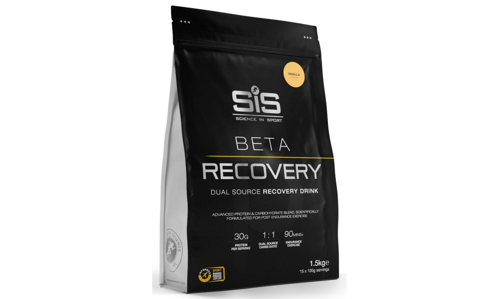 Ravintolisäjauhe SiS Beta Recovery Vanila 1.5kg 