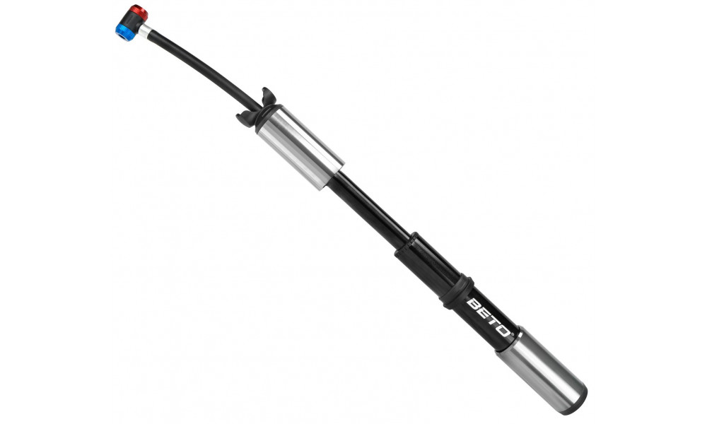 Pumppu BETO Mini Alu TH-008AN grey with hose 5.5bar - 7