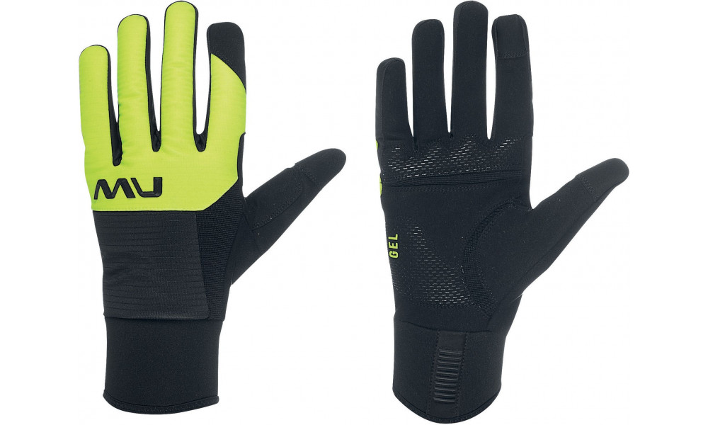 Käsineet Northwave Fast Gel black/yellow fluo 