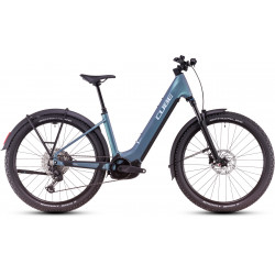 Sähköpyörä Cube Reaction Hybrid Pro 600 Allroad Easy Entry 27.5 smaragdgrey'n'prism 2025
