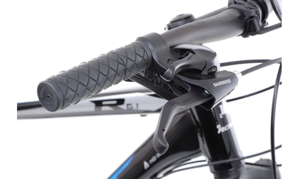 Polkupyörä Romet Rambler R6.1 26" 2022 black-blue - 12