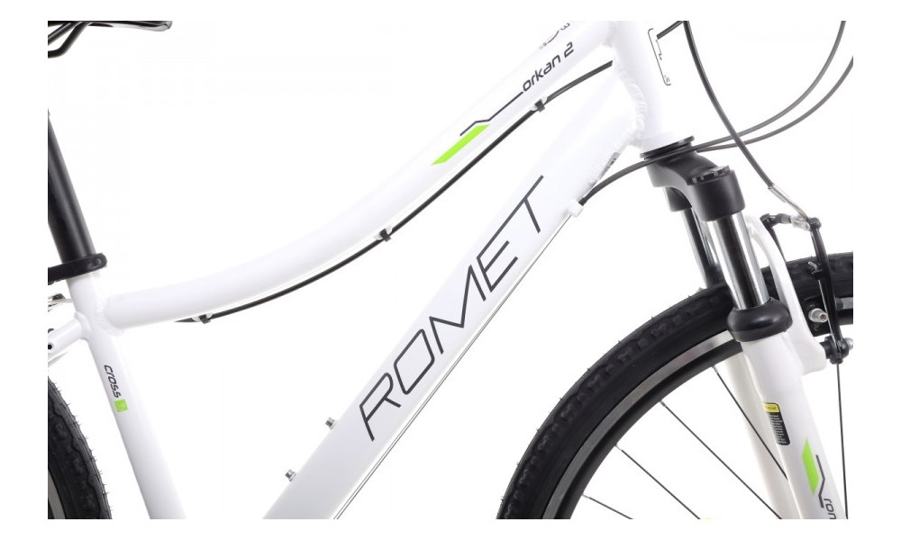 Polkupyörä Romet Orkan 2 D 28" 2022 white-green - 4