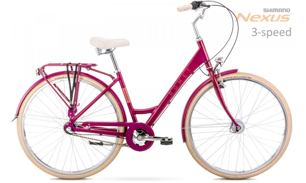 Polkupyörä Romet Sonata Classic 28" 2022 pink 