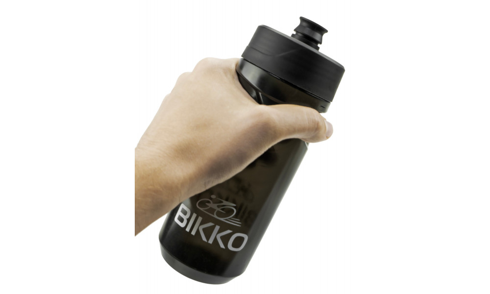 Juomapullo BIKKO 600ml clear black - 2