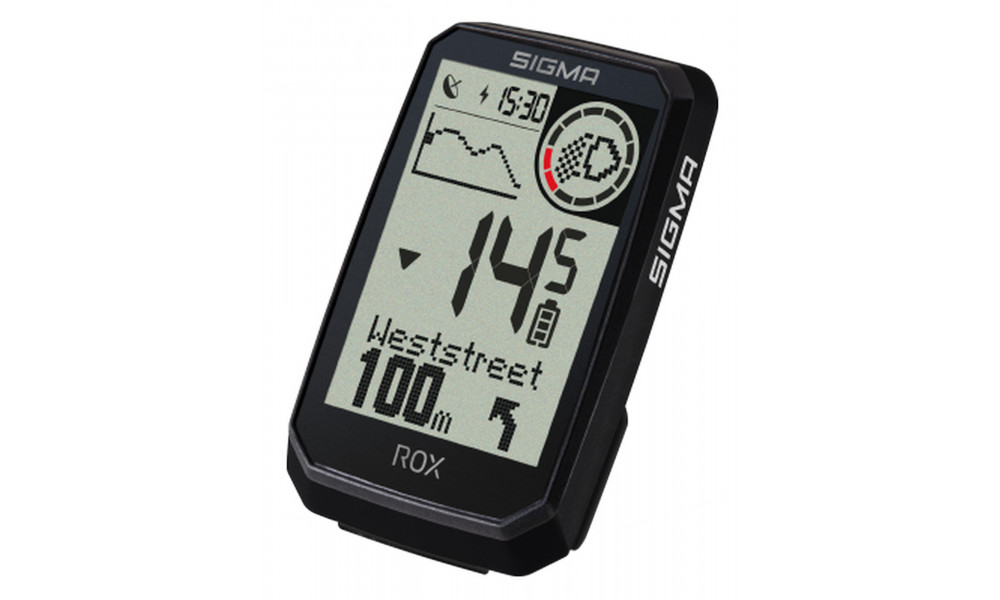 Pyörätietokone SIGMA ROX 4.0 Endurance GPS Black - 1