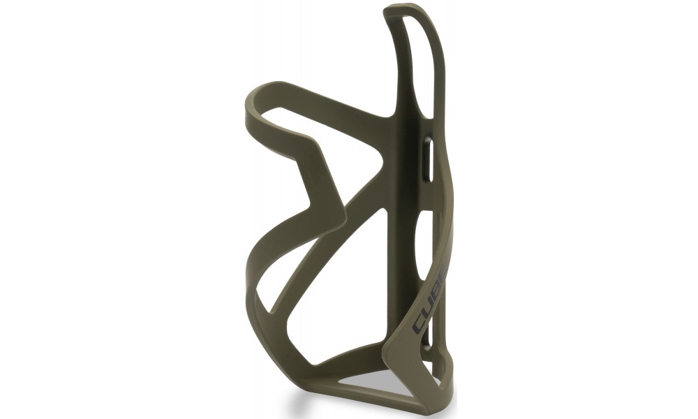 Juomapulloteline Cube HPP Sidecage matt dustyolive'n'glossy black 