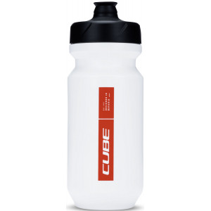 Juomapullo Cube Flow 500 white'n'red