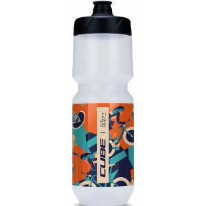 Juomapullo Cube Flow 750 blue'n'orange