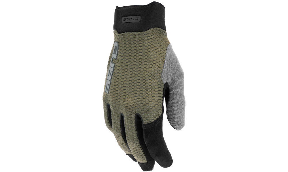 Käsineet Cube Gravity Long TM olive'n'grey - 1