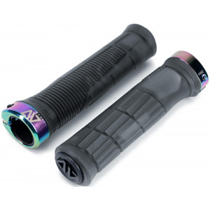 Kädensijat ACID Endure 138mm Lock-on translucent black 'n' oilslick
