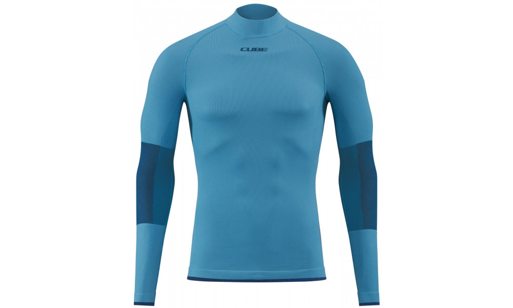 Aluspaita Cube Race Be Warm L/S blue - 1
