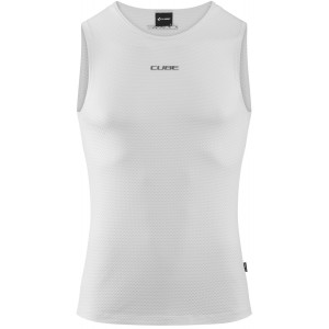 Aluspaita Cube Mesh Sleeveless white