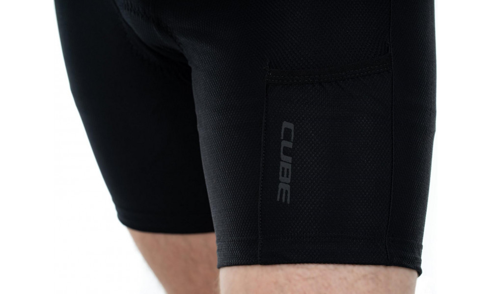 Alus-Bib-pyöräilyshortsit Cube Liner black - 2