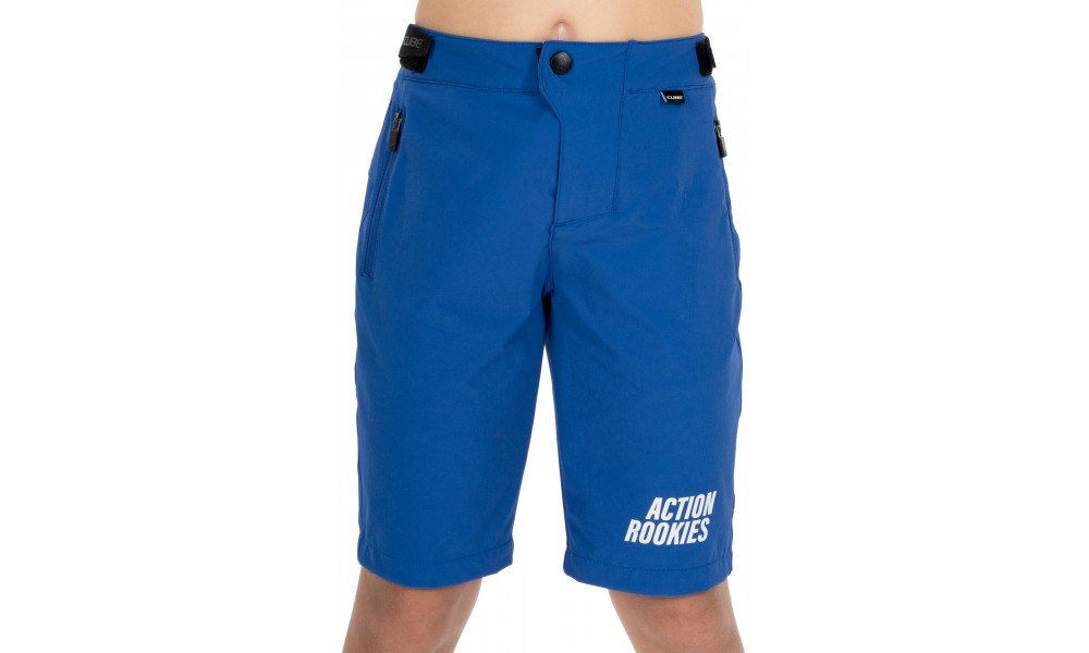 Pyöräilyshortsit Cube Baggy Rookie X Actionteam MTB blue - 3