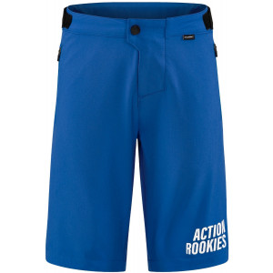 Pyöräilyshortsit Cube Baggy Rookie X Actionteam MTB with liner blue