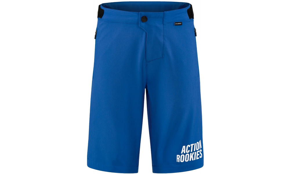 Pyöräilyshortsit Cube Baggy Rookie X Actionteam MTB with liner blue - 1