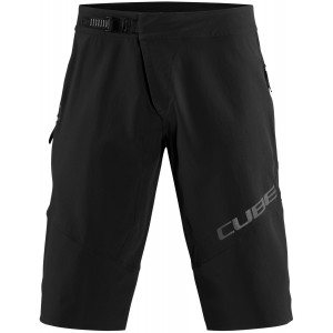 Pyöräilyshortsit Cube Baggy x Actionteam MTB black