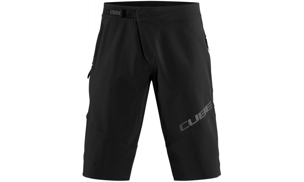 Pyöräilyshortsit Cube Baggy x Actionteam MTB black - 1