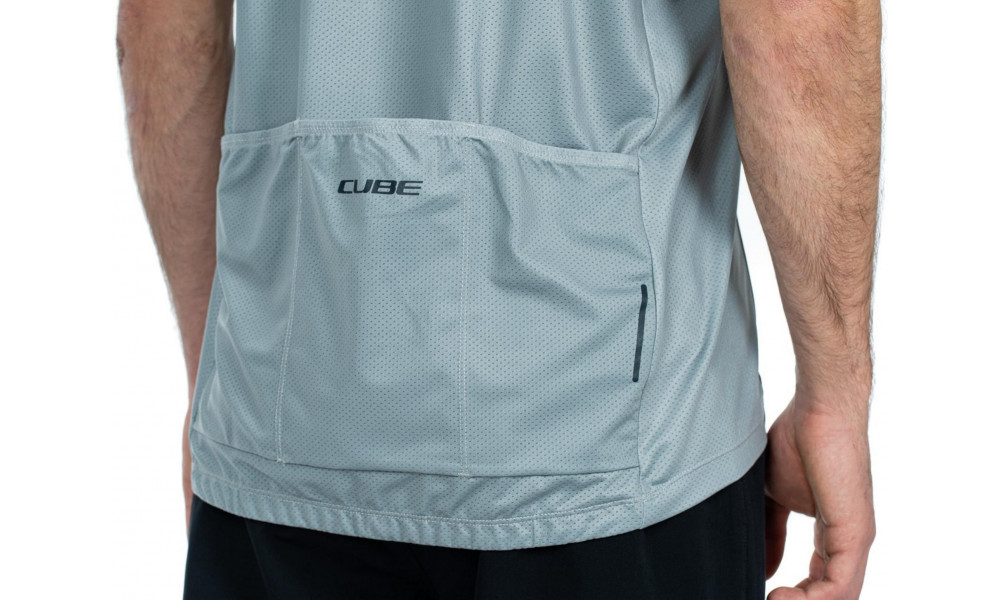 Pyöräilypaita Cube MTB CMPT S/S Half Zip grey - 3