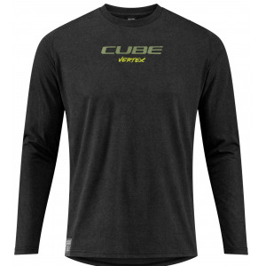 Pyöräilypaita Cube Round Flow MTB L/S black