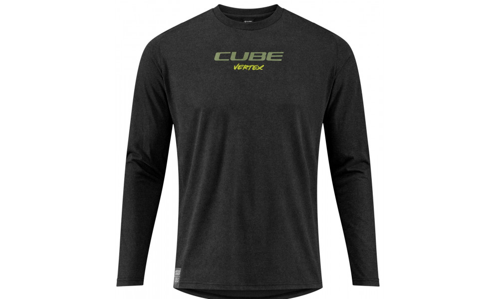 Pyöräilypaita Cube Round Flow MTB L/S black - 1