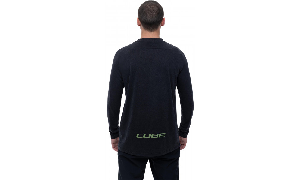 Pyöräilypaita Cube Round Flow MTB L/S black - 4