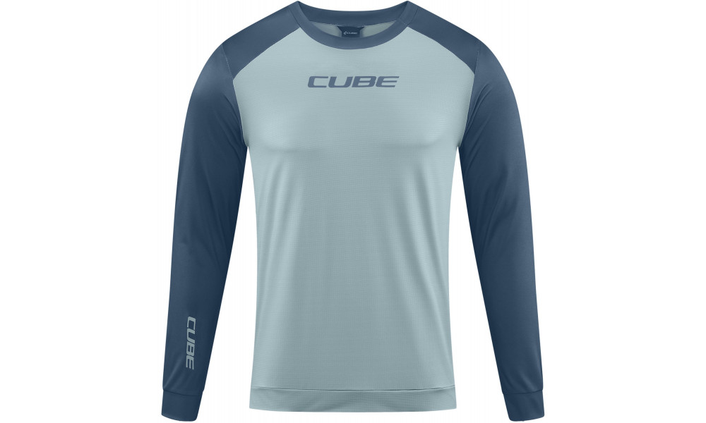 Pyöräilypaita Cube Round MTB L/S grey'n'anthracite - 1