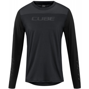 Pyöräilypaita Cube Round Pro MTB L/S black