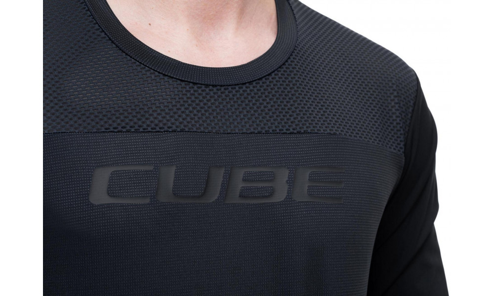 Pyöräilypaita Cube Round Pro MTB L/S black - 6