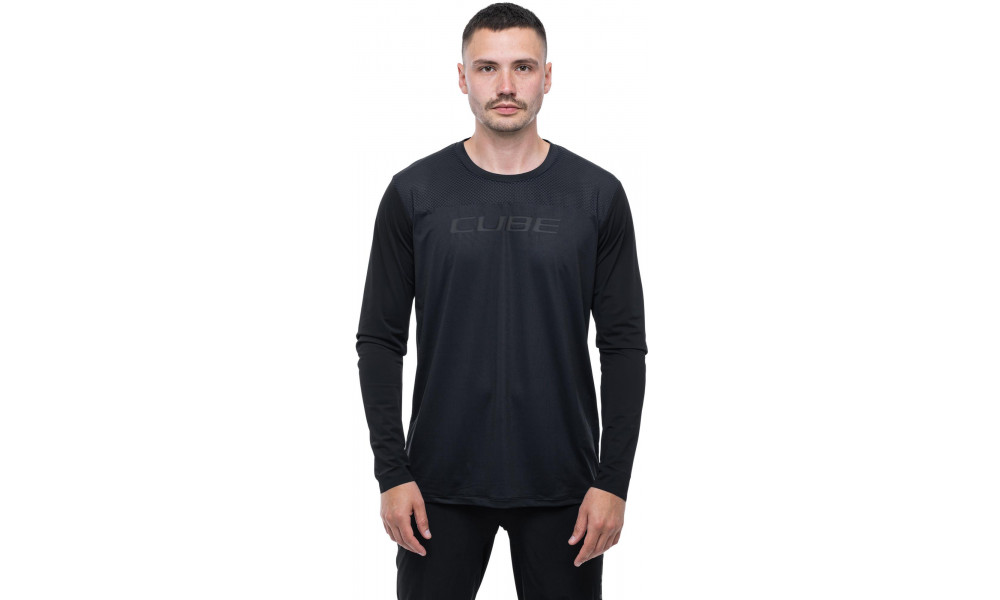 Pyöräilypaita Cube Round Pro MTB L/S black - 8