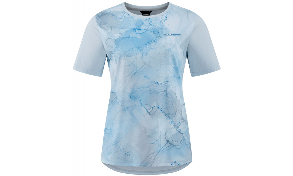 Pyöräilypaita Cube Round MTB WS S/S marble - 1