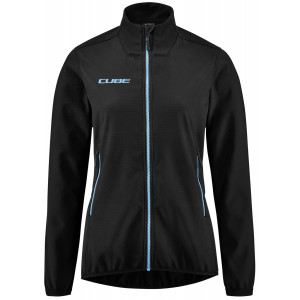Pyöräilytakki Cube Softshell CMPT MTB WS black'n'blue