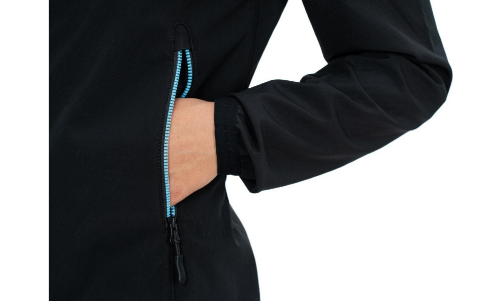 Pyöräilytakki Cube Softshell CMPT MTB WS black'n'blue - 2