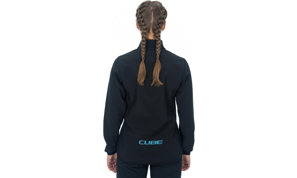 Pyöräilytakki Cube Softshell CMPT MTB WS black'n'blue - 4