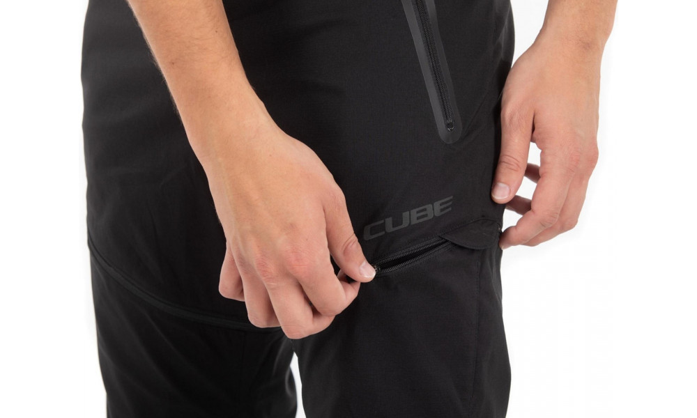 Pyöräilyhousut Cube Zip Off MTB black - 2