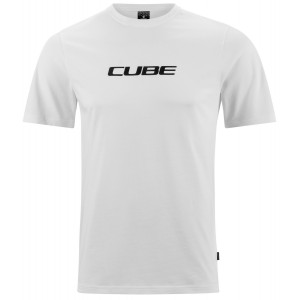 T-paita Cube Organic Classic Logo white'n'black
