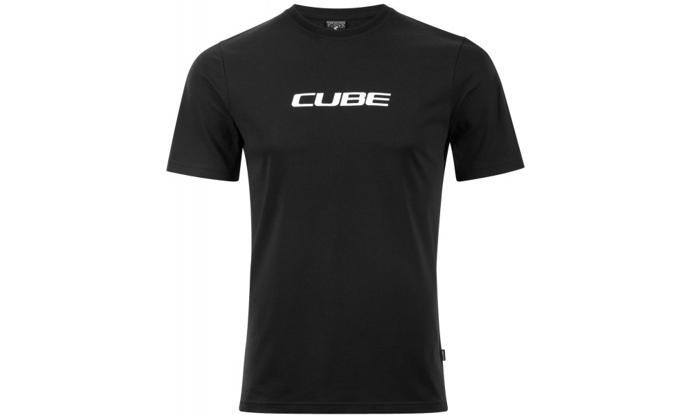 T-paita Cube Organic Classic Logo black'n'white - 1