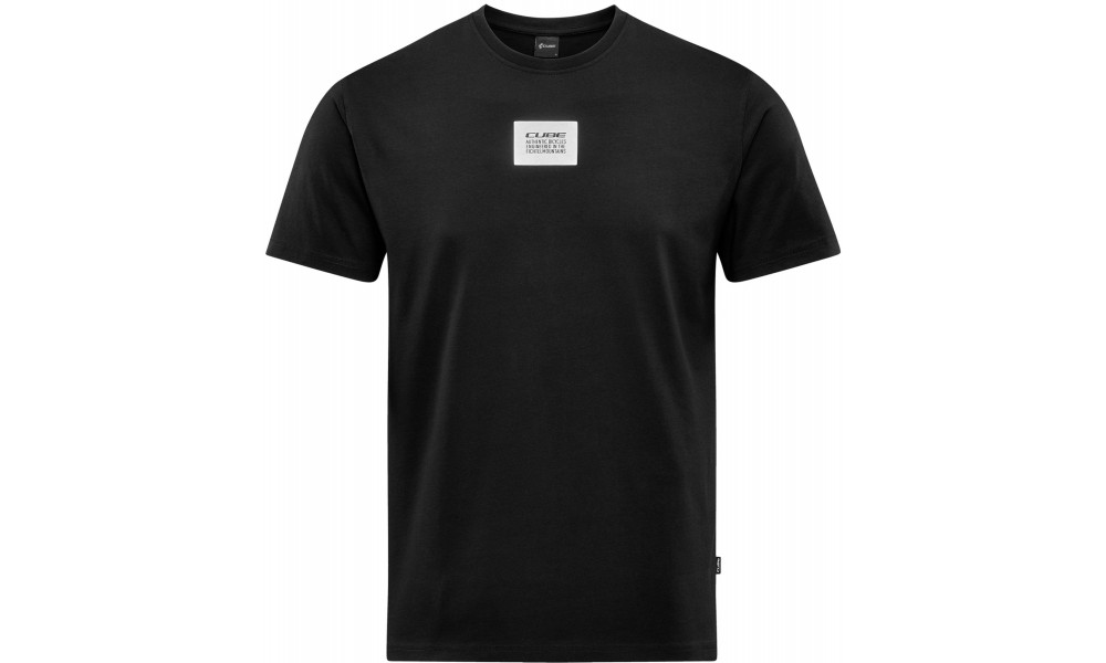 T-paita Cube Organic Logowear GTY Fit black - 1