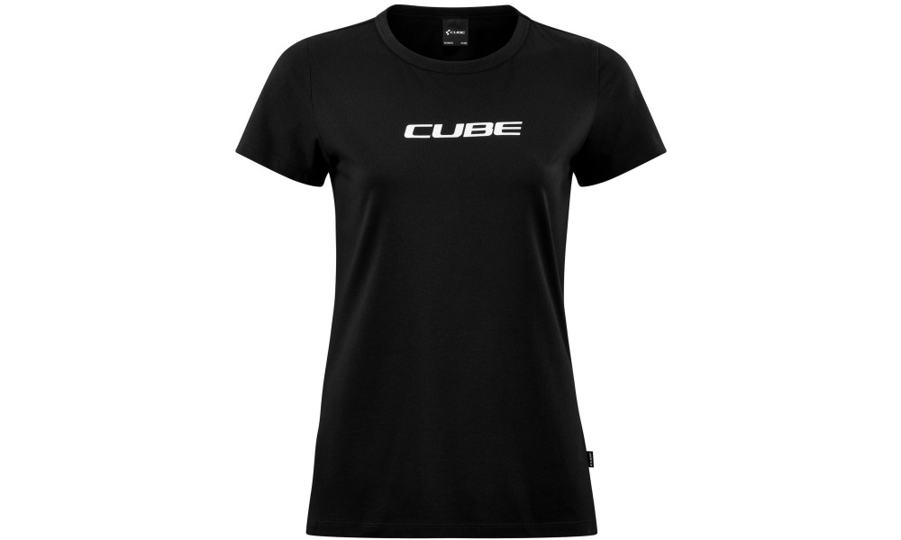 T-paita Cube Organic WS Classic Logo black - 1