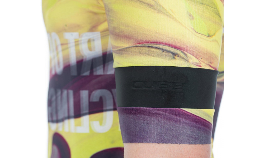 Pyöräilypaita Cube ART Road/XC S/S pattern - 3