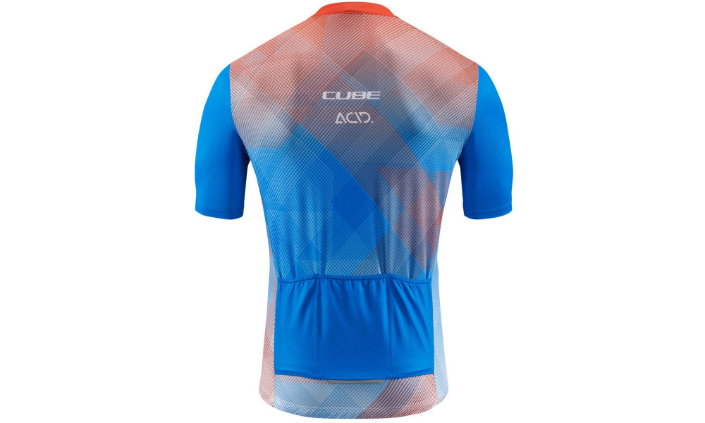 Pyöräilypaita Cube CMPT Road/XC S/S white'n'blue'n'red - 6