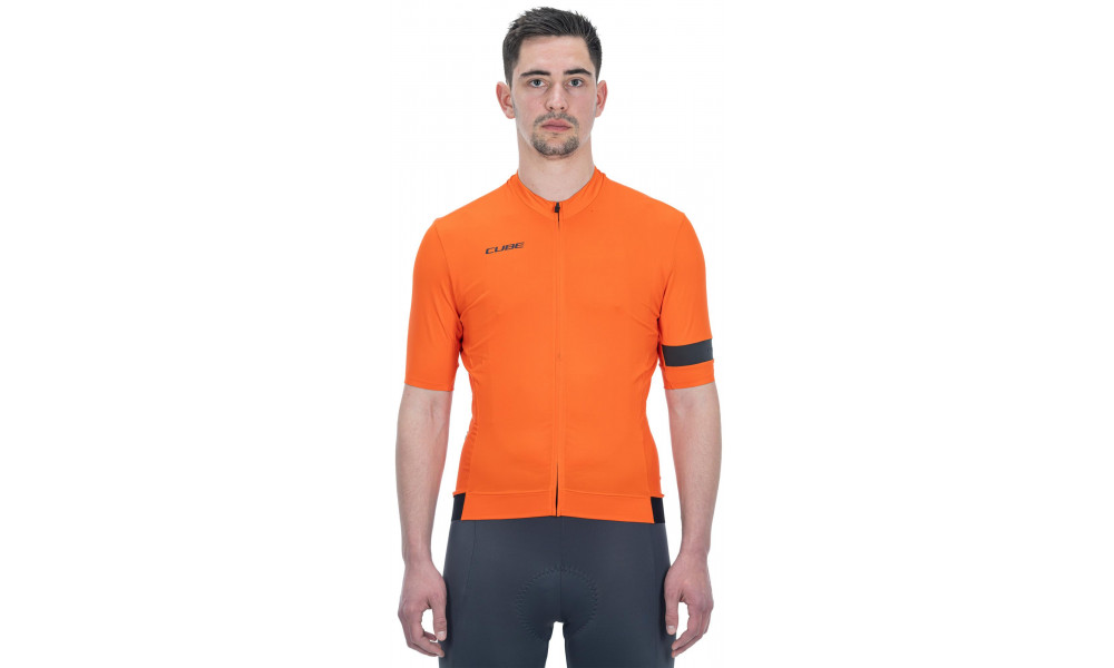 Pyöräilypaita Cube Flash Road/XC S/S orange - 5