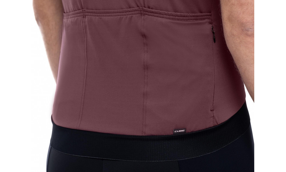 Pyöräilypaita Cube Road/XC S/S dark red - 3