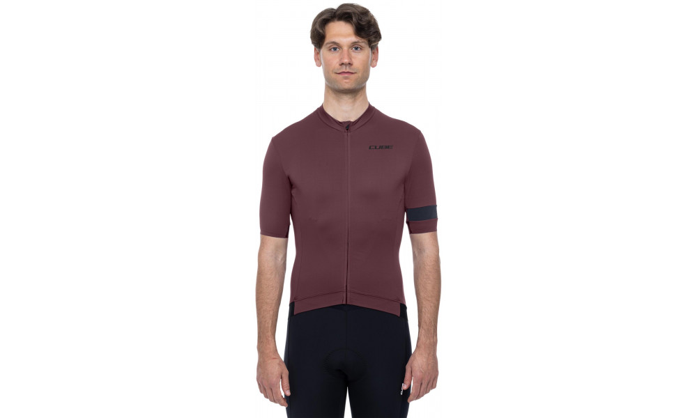 Pyöräilypaita Cube Road/XC S/S dark red - 5