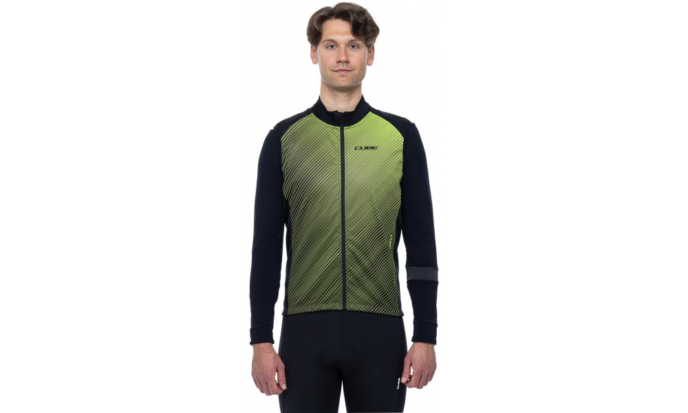 Pyöräilyliivi Cube Softshell Road/XC Safety black'n'neon yellow - 5