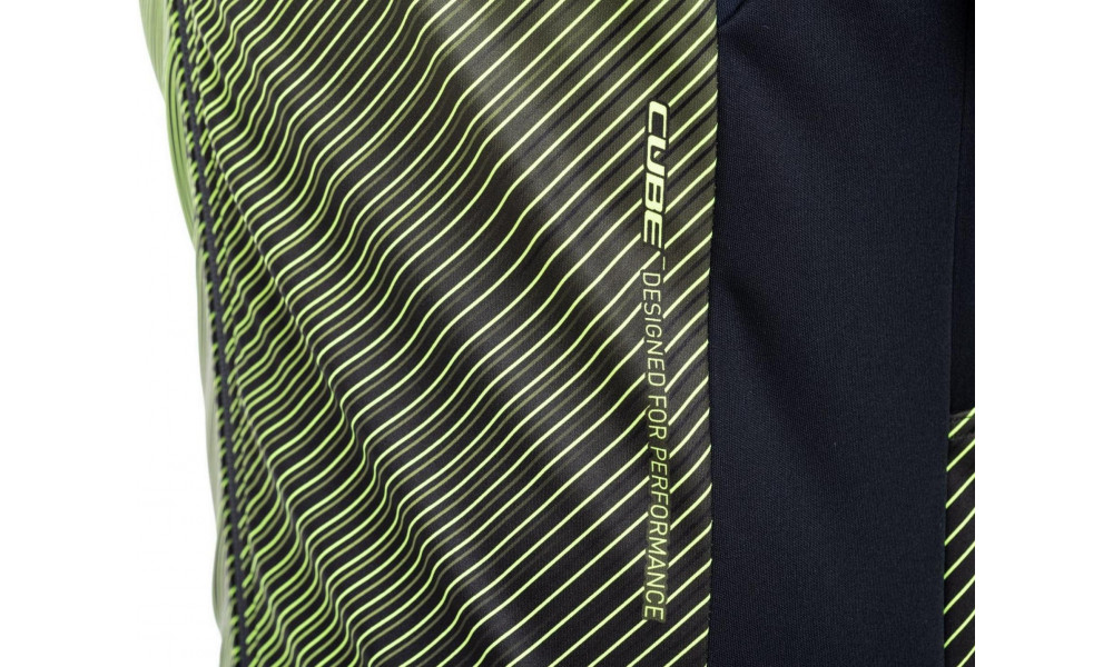 Pyöräilytakki Cube Softshell Road/XC Safety black'n'neon yellow - 3