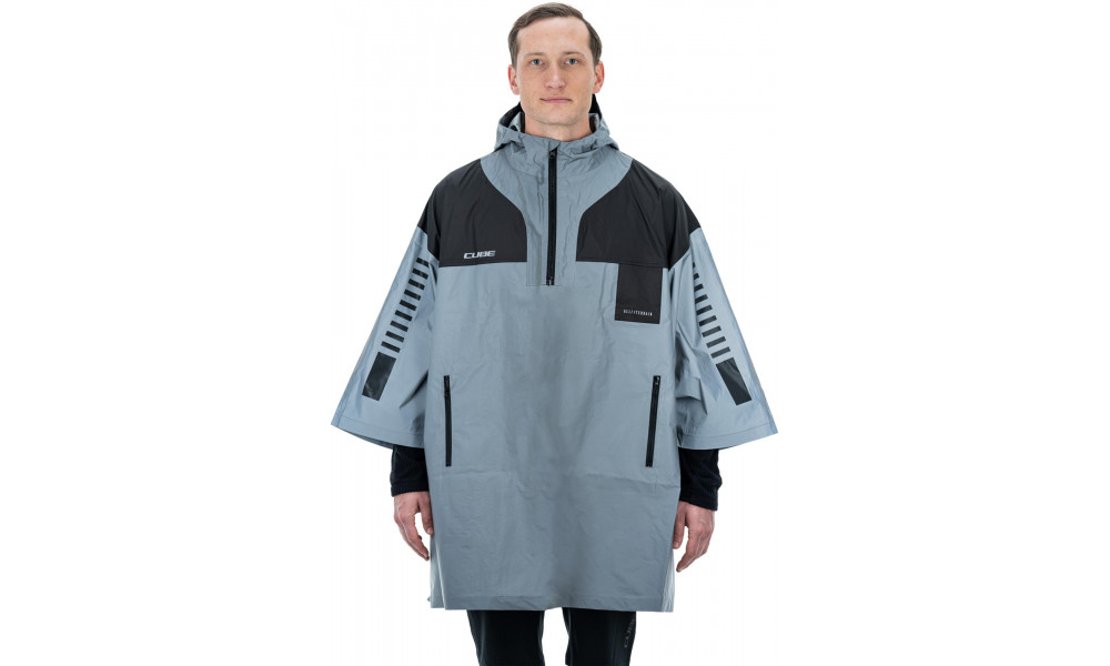 Sadeponcho Cube Utility Road/XC Safety silver'n'grey - 7