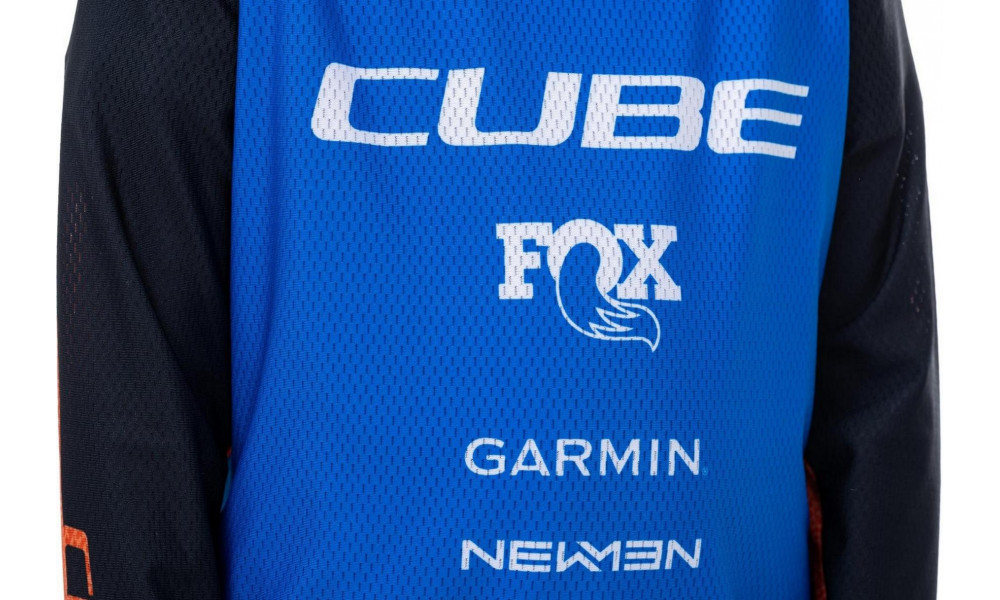 Pyöräilypaita Cube Vertex Rookie X Actionteam L/S black'n'blue - 2