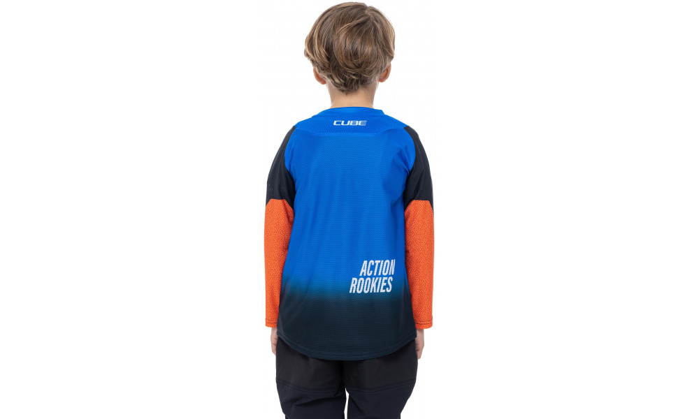 Pyöräilypaita Cube Vertex Rookie X Actionteam L/S black'n'blue - 3
